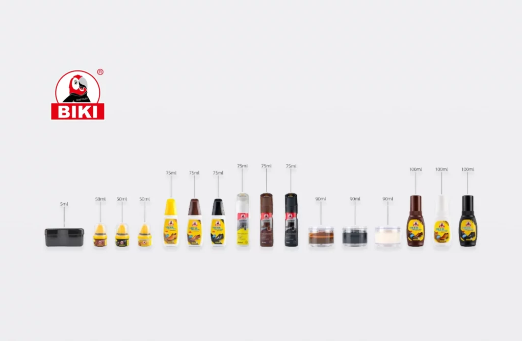 BIKI's line of shoe cleaning solutions
