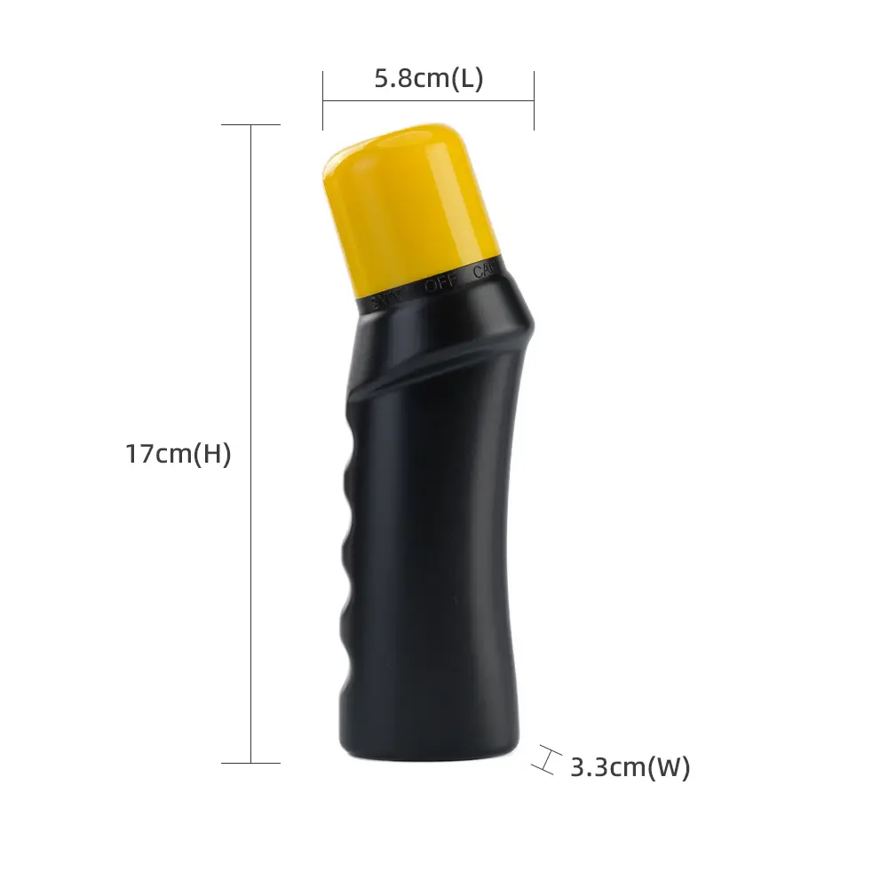 in addition to bottle color and size, we can add ergonomic features to make them easier to use