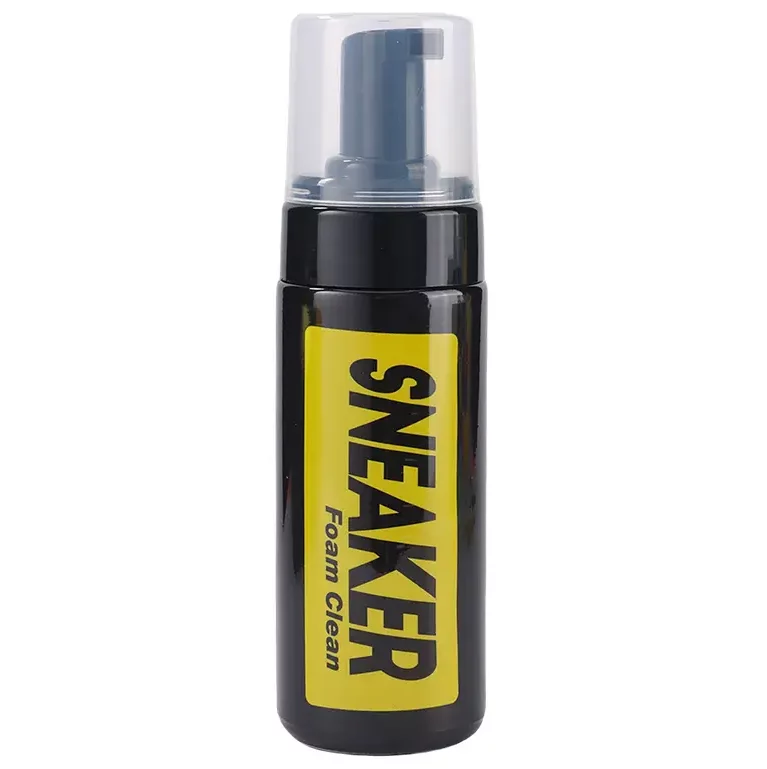 shoe foam cleaner with a pump top