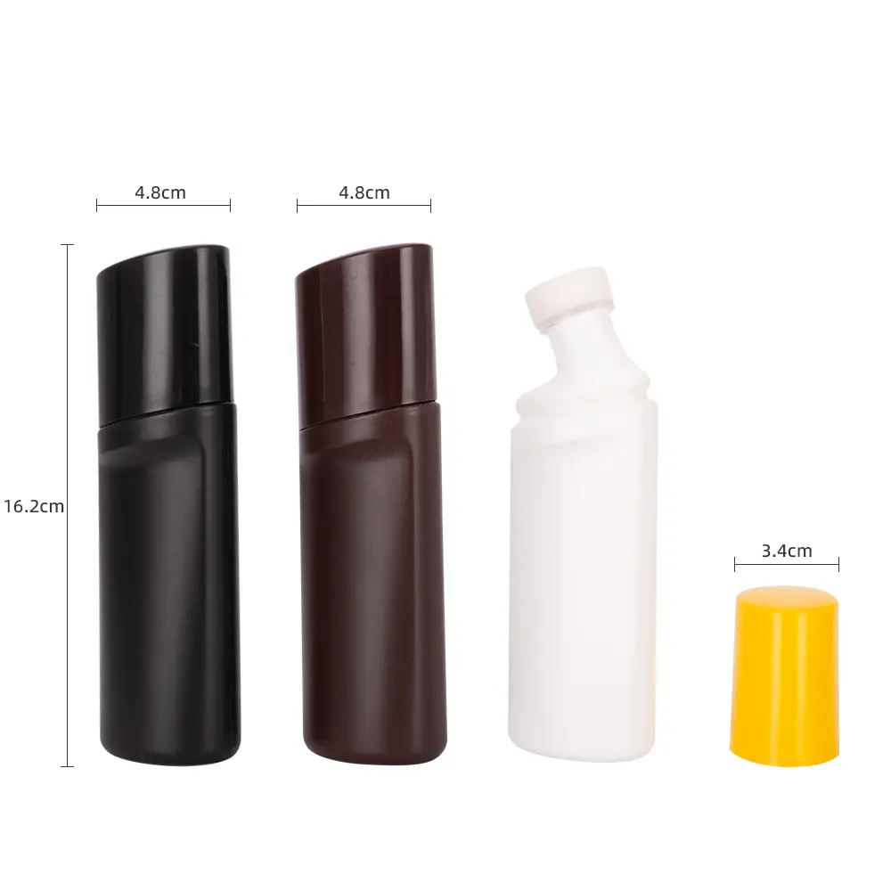 we can modify the liquid shoe polish bottles for better branding