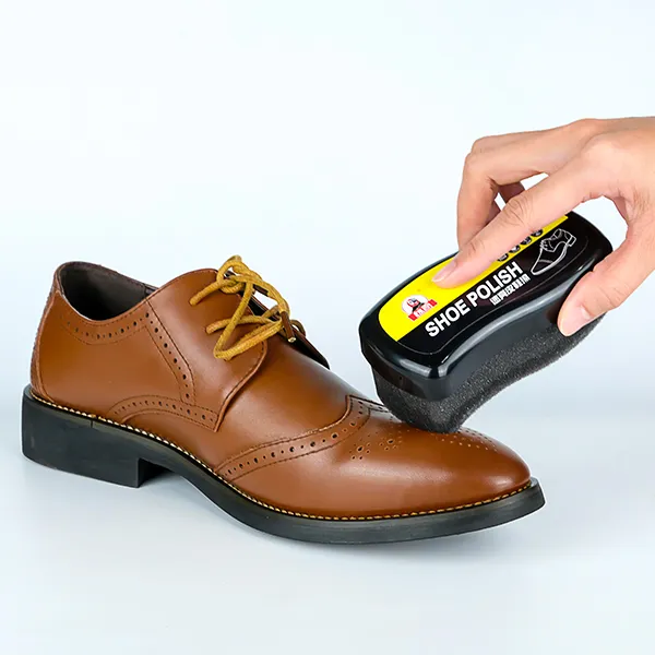 BIKI shoe polish sponge designed for smooth leather footwear