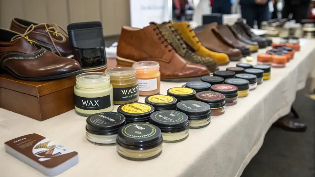 a-table-filled-with-shoe-wax
