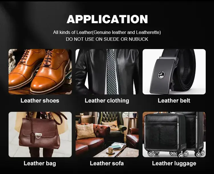 Biki Liquid Shoe Polish Application – Leather Shoes, Clothing, Belts, Bags, Sofas, Luggage