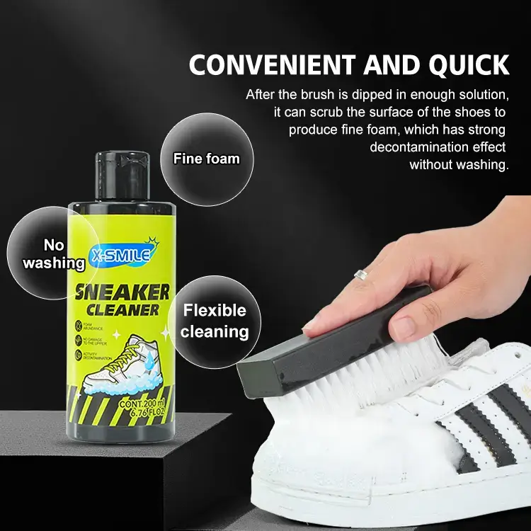 how-to-use-sneaker-cleaning-kit-xs2213-step