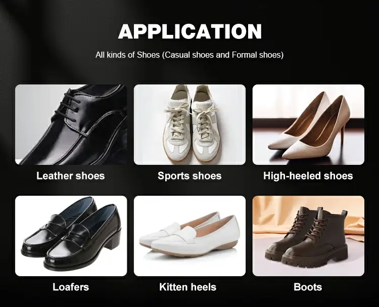 Biki Suede Foam Cleaner Application – Suitable for Leather Shoes, Sneakers, Boots & More