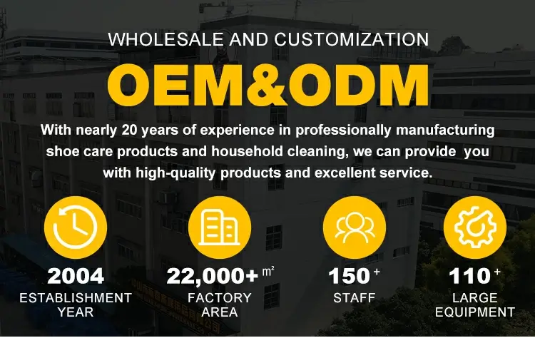 Biki OEM & ODM Services – 20 Years Experience in Shoe Care & Household Cleaning Products