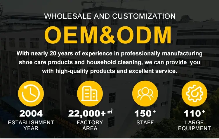 Biki OEM & ODM Services – 20 Years Experience in Shoe Care & Household Cleaning Products